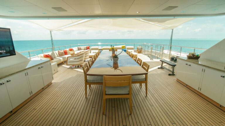 Dining On Sun Deck