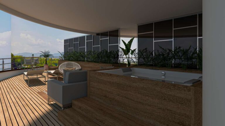 Private Terrace Jacuzzi
