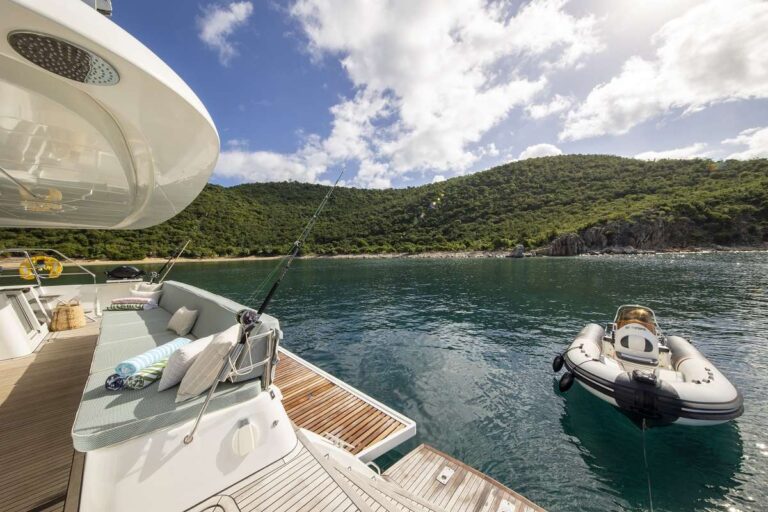 Sailing Catamaran NOMADA Swim Platform