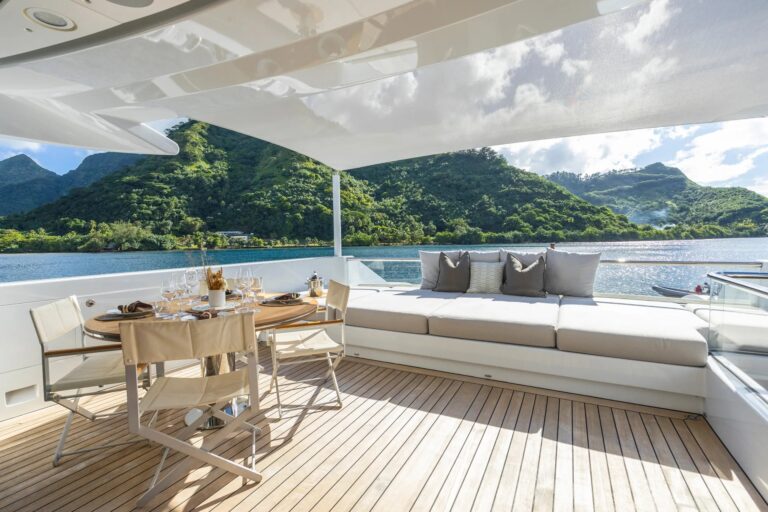 Seating And Dining On Owner's Deck