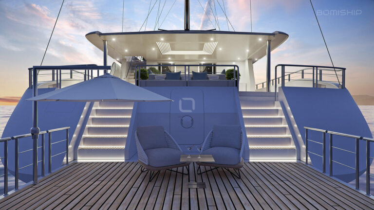 Stern Beach Platform Detail