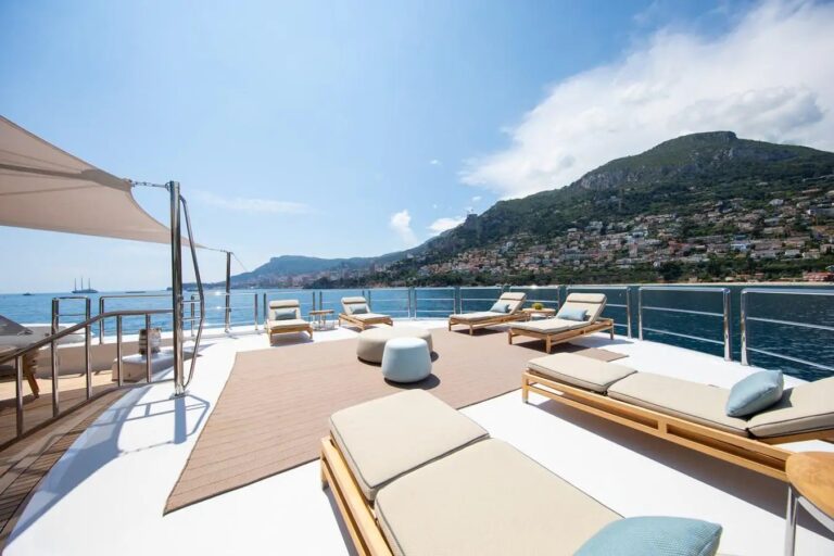 Sun Beds On Sun Deck