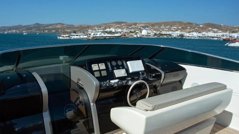 Sun Deck Helm Station
