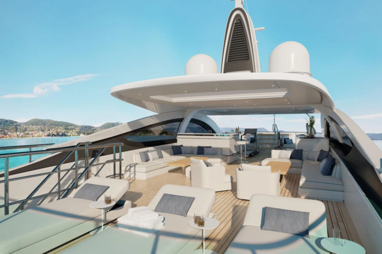 Sun Loungers On Sun Deck