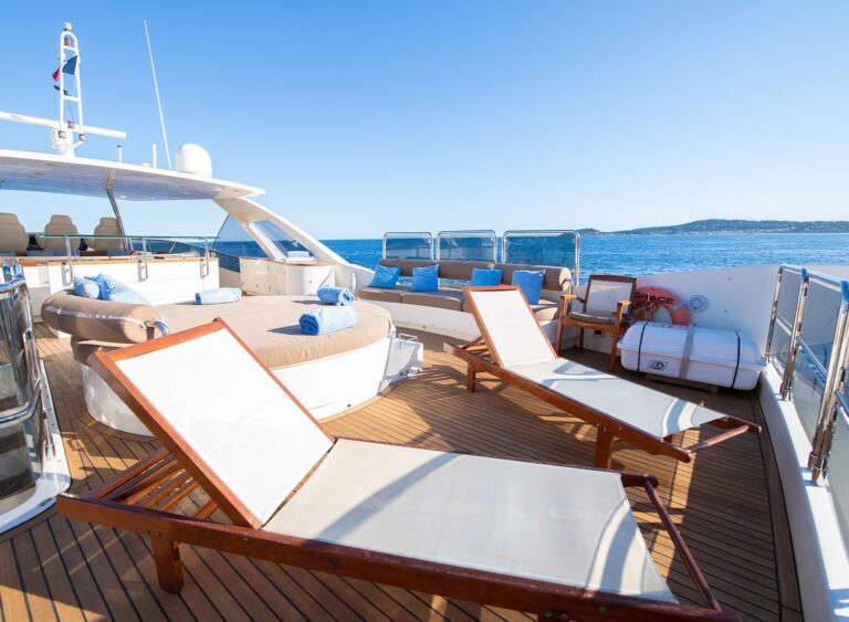 Sun Beds On Sun Deck