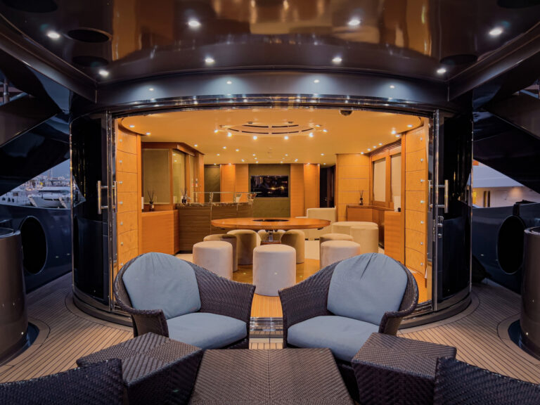 Main Deck Aft At Night