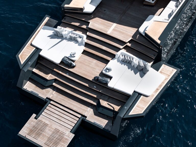 Stern Aerial View
