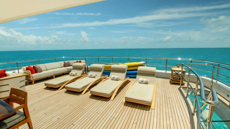 Sun Beds On Sun Deck