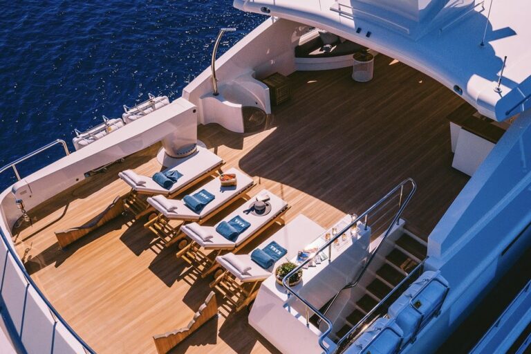 Sun Beds On Sun Deck