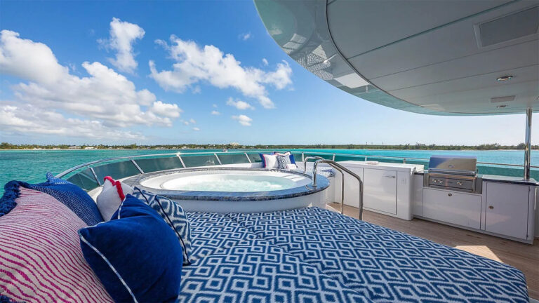 Sun Pads Around Jacuzzi