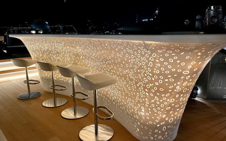 Deck Bar At Night