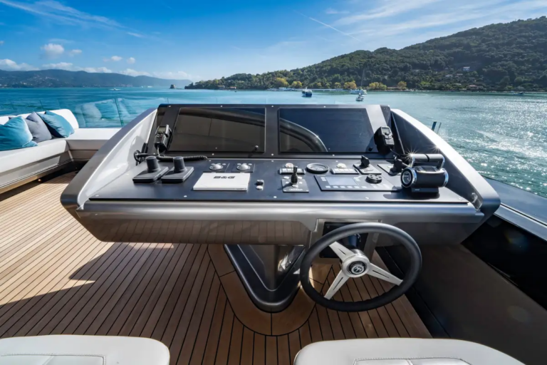 Helm On Sun Deck