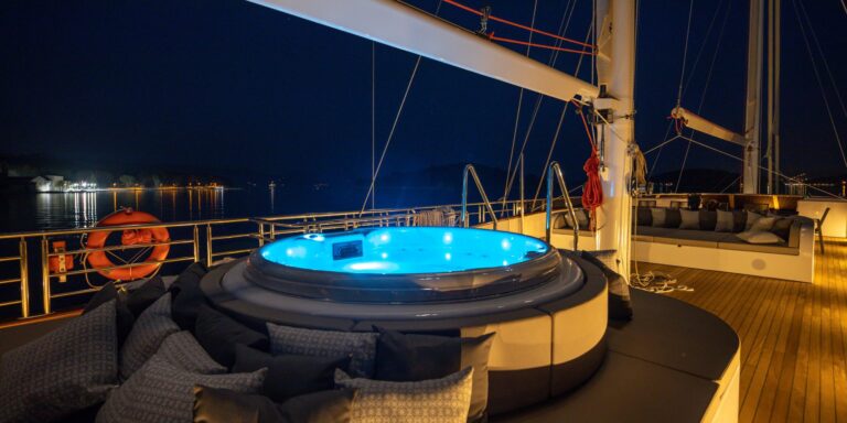 Jacuzzi At Night