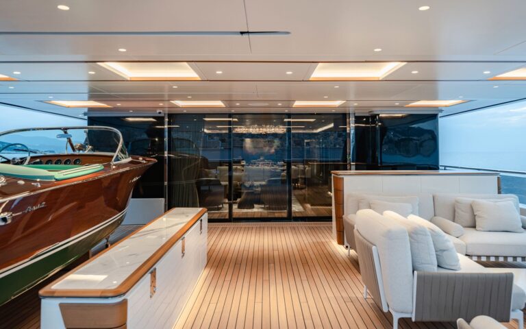 Main Deck Aft Seating And Custom Tender