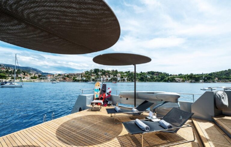 Sun Beds On Main Deck