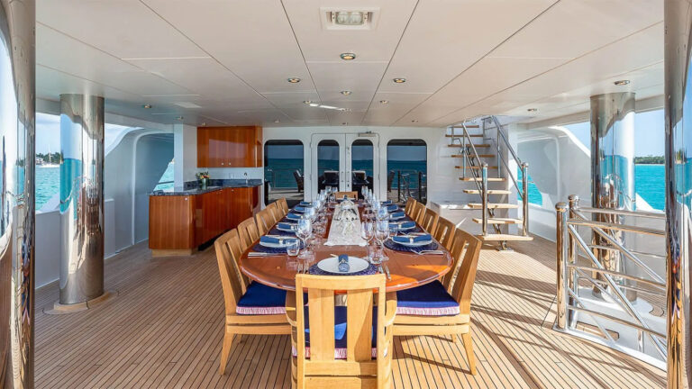 Dining On Bridge Deck