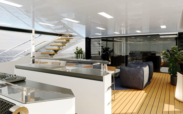 Main Deck Aft Sit Up Bar