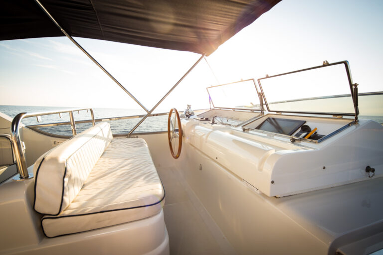 Sun Deck Helm Controls