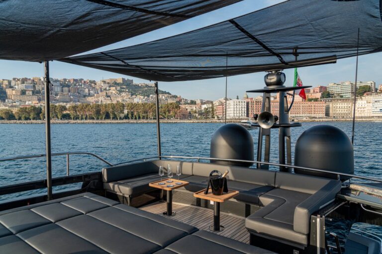 Sun Deck With Soft Bimini Shade