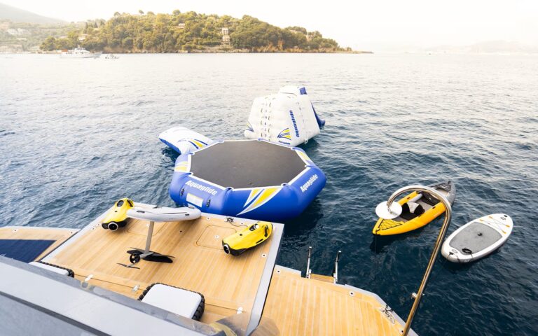 Swim Platform With Water Toys