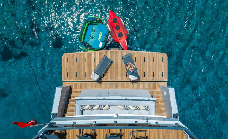Aerial View Of The Swim Platform