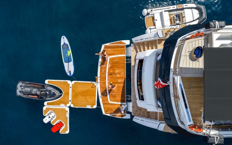Swim Platform With Additional Floating Dock