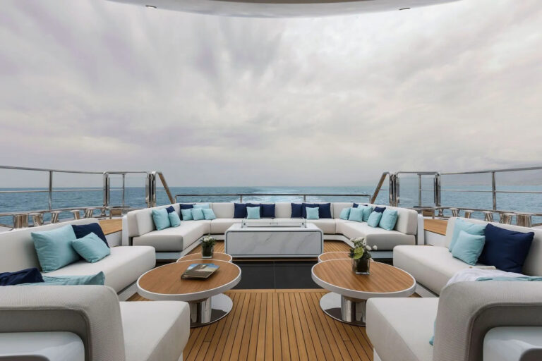 Main Deck Aft Lounge With Firepit