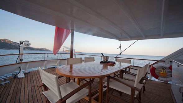 Life On Board Yacht DERAMORE