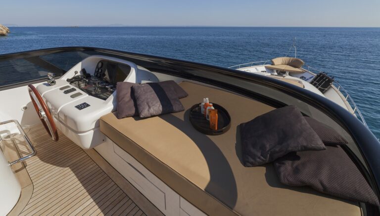 Sunpads forward on sundeck