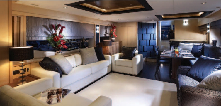 Inside On Yacht VEUVE