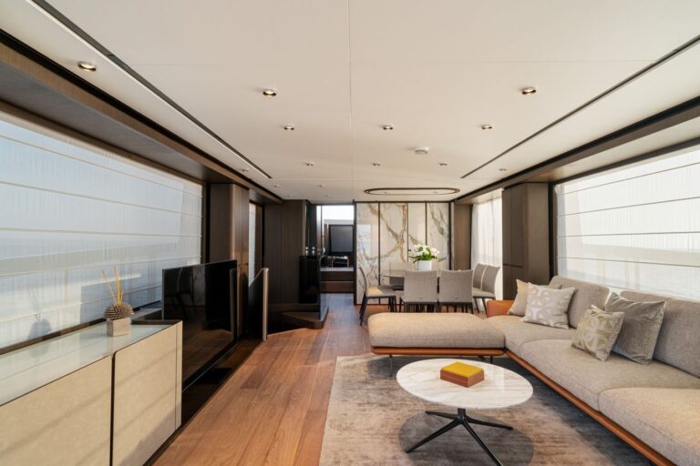 Main salon view forward