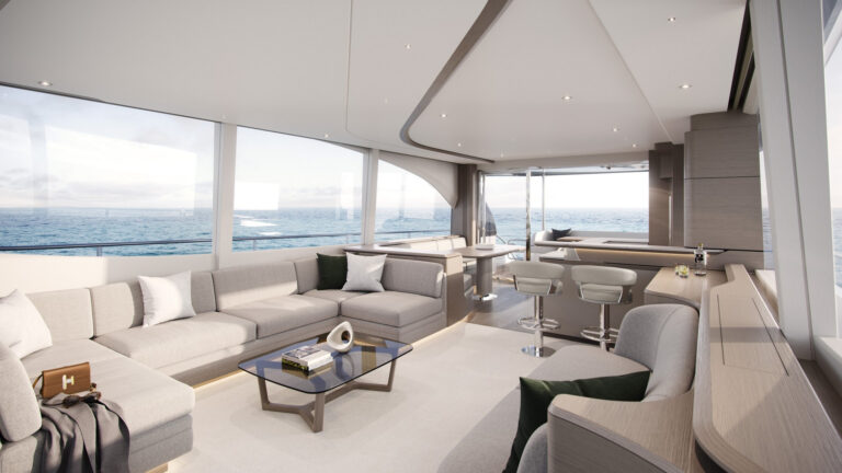Stylish main salon