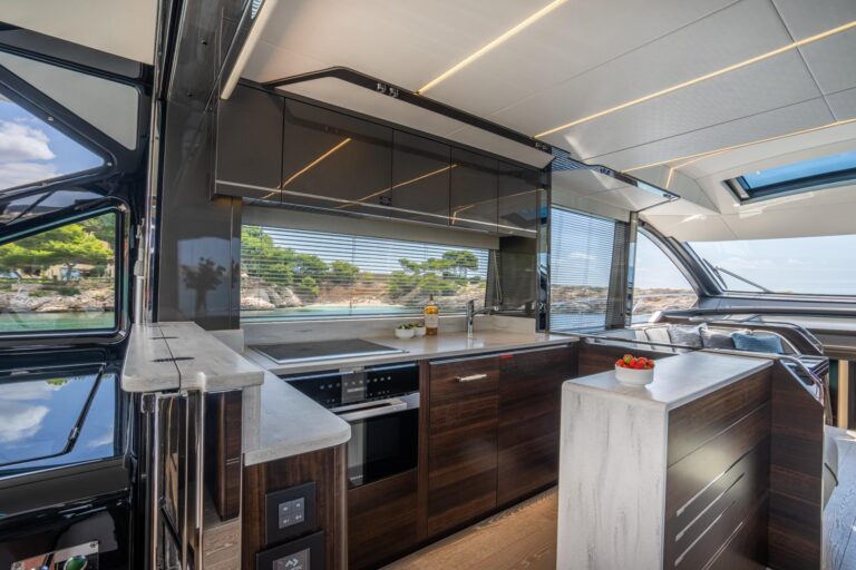 Main salon open galley