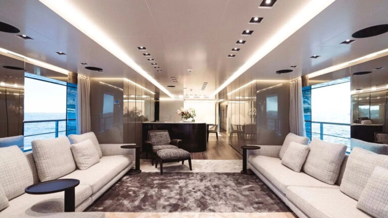 Main salon view forward