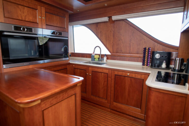 Classic yet well equipped galley