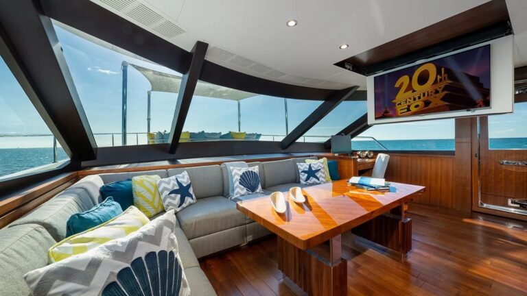 Forward views from dine in galley