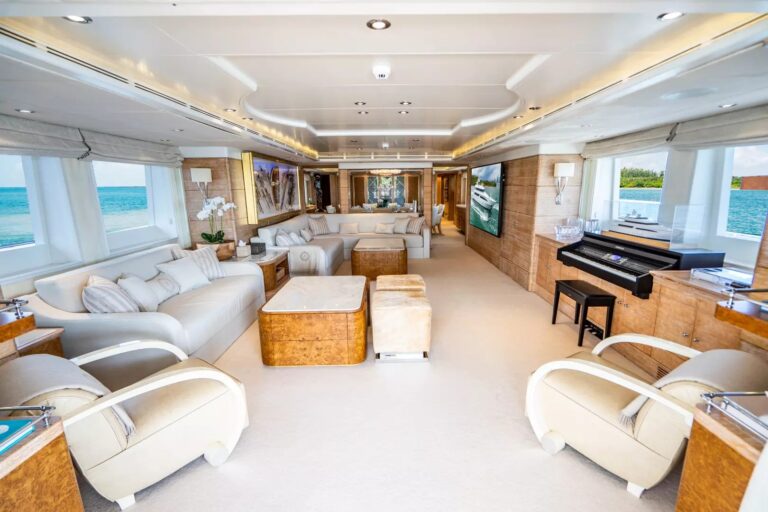 Main salon view forward