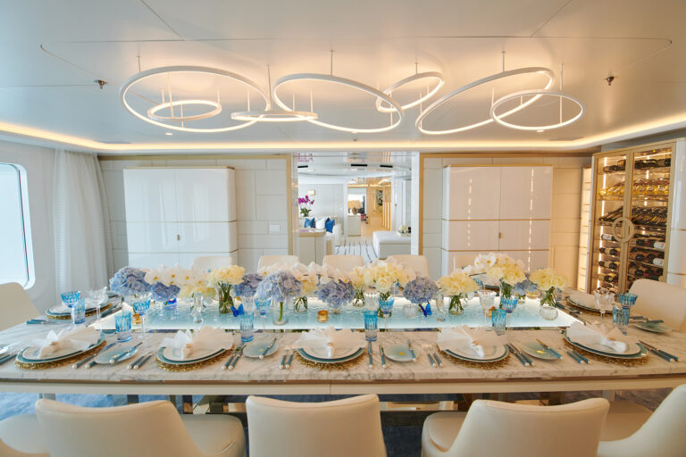 Main salon dining room