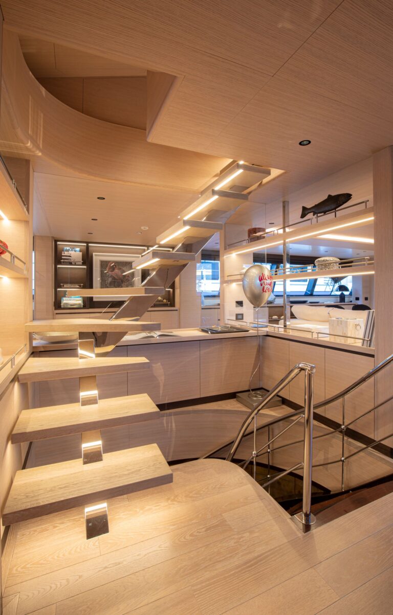 Sleek interior architecture
