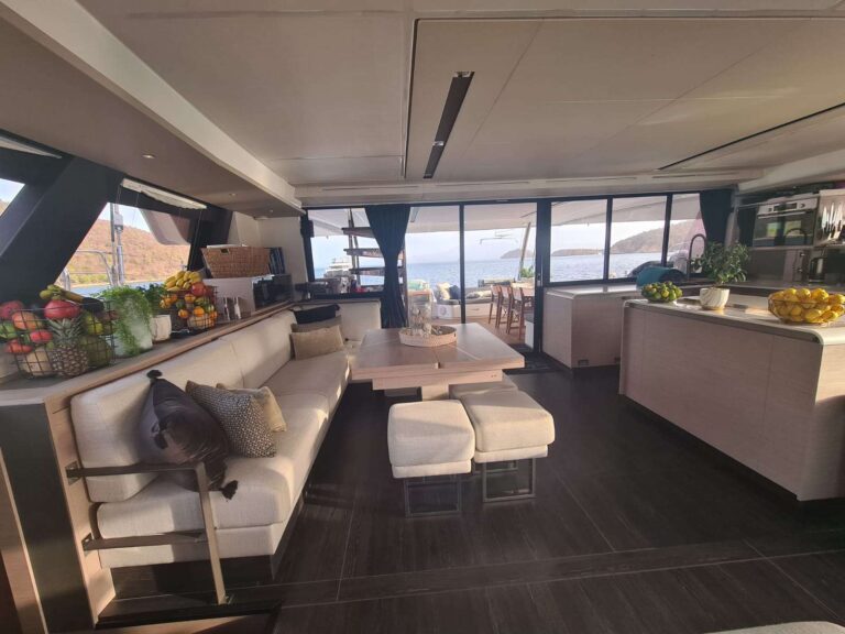 Sailing Catamaran MY TY Main Salon