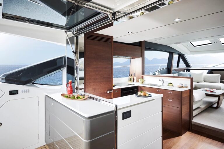 Main Salon Galley And Lounge