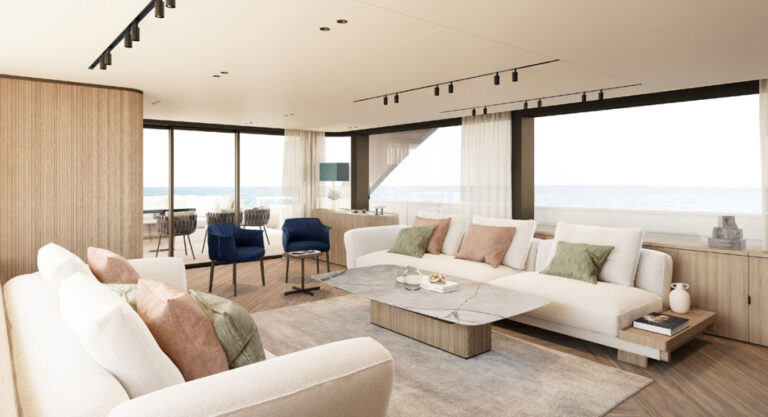 Main Salon - Rendered Image