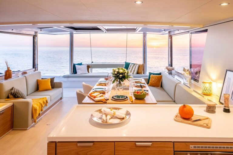 Main Salon View Out To Aft Deck