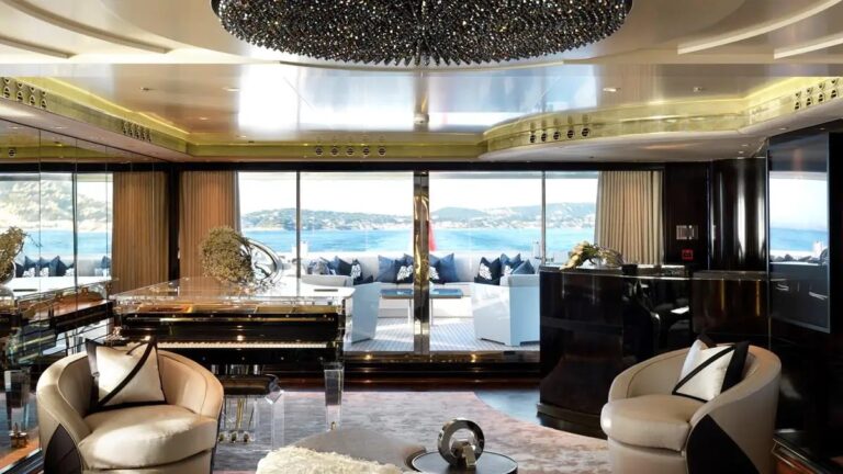 Main Salon With Grand Piano