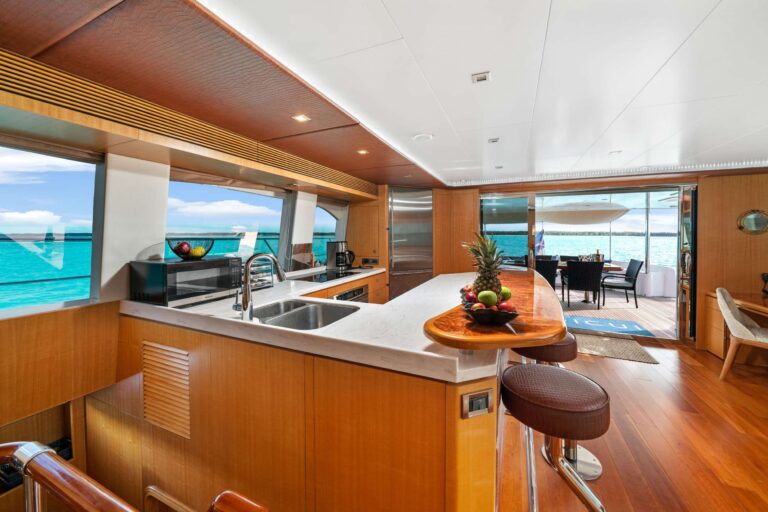 Motor Catamaran INDIGO Galley