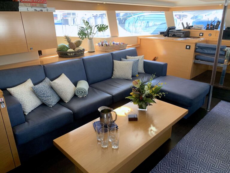 Sailing Catamaran ODYSSEA Main Salon