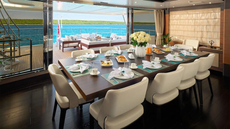 Dining On Bridge Deck