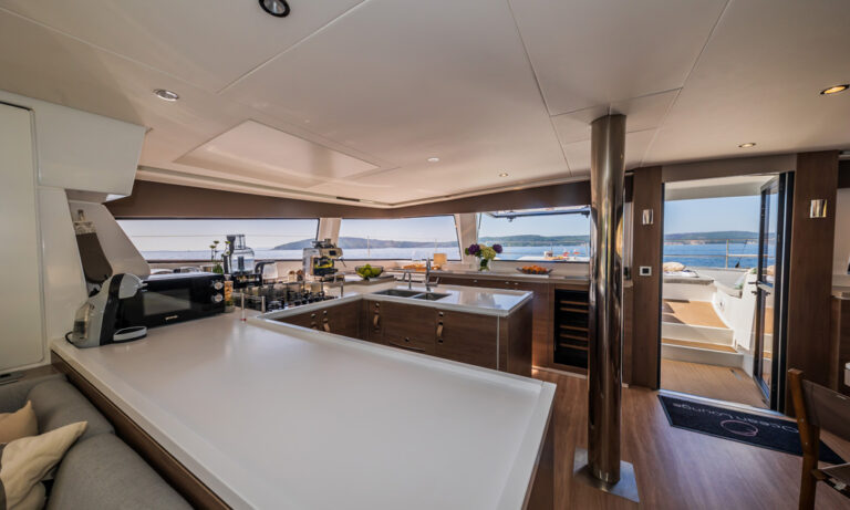Integrated Galley In The Main Salon