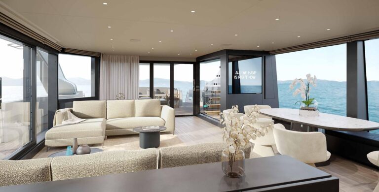 Main Salon Aft View