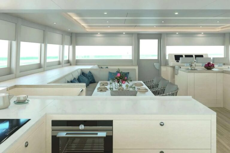 Main Salon View From The Galley